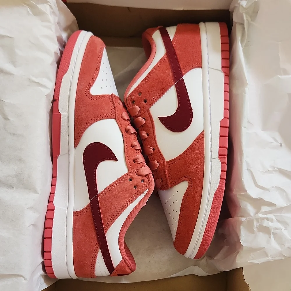 Nike Crimson and White Athletic Shoes - Picture 1 of 6